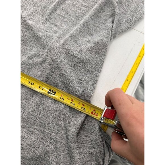 Gray Gap Womens Knot Front Midi Dress Size M Sweater Wrap Midi Preppy Knit Boho - Picture 3 of 6